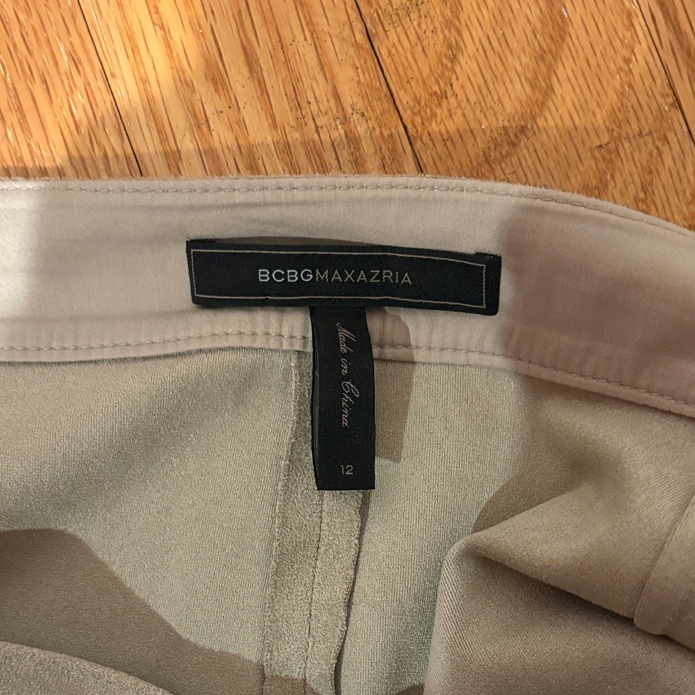 Tan Asymmetrical Skirt - Picture 5 of 5